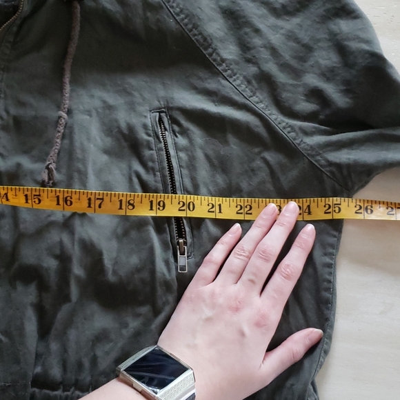 Army Green Hooded with Pockets - Picture 8 of 13